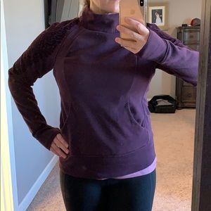 Lululemon Floral Flock Pullover sz 10